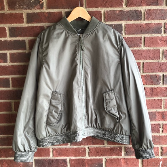 gap nylon bomber jacket